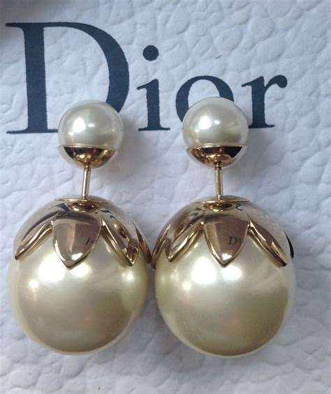 dior butterfly earrings|christian dior tribal pearl earrings.